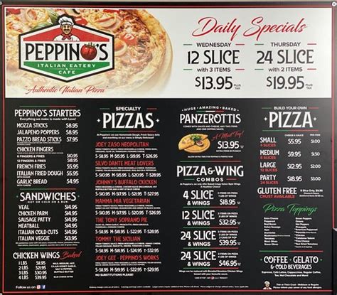 We are the pizzeria <strong>near</strong> you that delivers quality <strong>pizza</strong> and Italian entrees every time. . Peppinos pizza near me